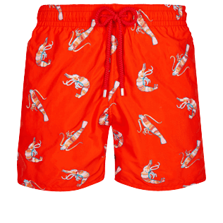 Picture of Men Classic Embroidered - Men Swim Trunks Embroidered 1983 Crevette et Poisson - Limited Edition, Medlar front view Picture of Men Classic Embroidered - Men Swim Trunks Embroidered 1983 Crevette et Poisson - Limited Edition, Medlar front view