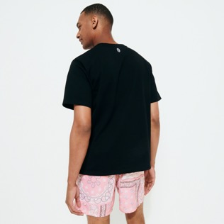 Homme AUTRES Imprimé - T-Shirt homme Bandana Logo imprimé - Vilebrequin x BAPE® BLACK, Noir vue portée de dos