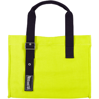 Altri Unita - Borsa da spiaggia piccola in cotone tinta unita, Zenzero front Altri Unita - Borsa da spiaggia piccola in cotone tinta unita, Zenzero front