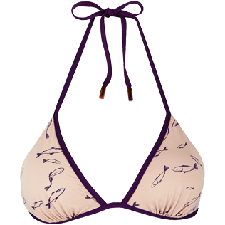 Femme TRIANGLE Imprimé - Haut de Maillot de bain Triangle Femme Réversible, Nude front Femme TRIANGLE Imprimé - Haut de Maillot de bain Triangle Femme Réversible, Nude front