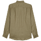 Uomo Altri Unita - Camicia uomo in lino Natural Dye, Scrub vista posteriore
