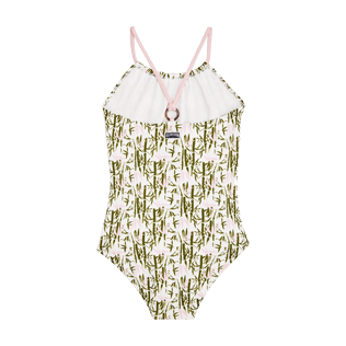 Niñas Autros Estampado - Bañador de una sola pieza con estampado Bamboo Song para niña, Peony back Niñas Autros Estampado - Bañador de una sola pieza con estampado Bamboo Song para niña, Peony back