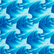 Pantaloncini mare bambina Micro Waves, Lazulii blue 