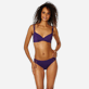 Women Underwire Solid - Women bikini Top with underwires Solid Net, Reddish purple frontworn Women Underwire Solid - Women bikini Top with underwires Solid Net, Reddish purple frontworn