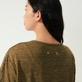 Hombre Autros Liso - Camiseta de lino de color liso unisex, Pepper heather detalles vista 6