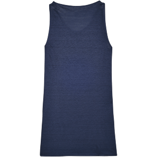 Women Others Solid - Women Cowl neck Linen Jersey Dress Solid, Navy back Women Others Solid - Women Cowl neck Linen Jersey Dress Solid, Navy back