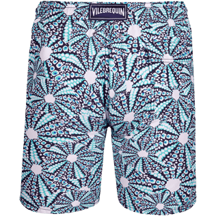 Hombre Clásico largon Estampado - Bañador de corte largo con estampado Oursinade para hombre, Azul marino back Hombre Clásico largon Estampado - Bañador de corte largo con estampado Oursinade para hombre, Azul marino back