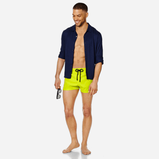 Men Short classic Solid - Men Swim Trunks Short and Fitted Stretch Solid, Chartreuse supp2 Men Short classic Solid - Men Swim Trunks Short and Fitted Stretch Solid, Chartreuse supp2