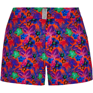 Donna Altri Stampato - Shorts mare donna elasticizzati Porto Rico, Arancione scuro front Donna Altri Stampato - Shorts mare donna elasticizzati Porto Rico, Arancione scuro front