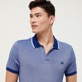 Men Others Solid - Men Changing Cotton Pique Polo Shirt Solid, White details view 2
