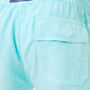 Men Others Solid - Men Cargo Linen Bermuda Shorts Solid, Lagoon supp3 Men Others Solid - Men Cargo Linen Bermuda Shorts Solid, Lagoon supp3