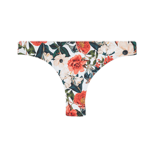 女款 Classic brief 印制 - 女士 Tropical Blooms 比基尼三角泳裤, White front 女款 Classic brief 印制 - 女士 Tropical Blooms 比基尼三角泳裤, White front
