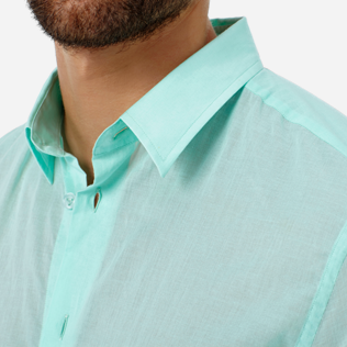 AUTRES Uni - Chemise en voile de coton Unisexe Unie, Menthe supp1 AUTRES Uni - Chemise en voile de coton Unisexe Unie, Menthe supp1