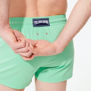 Men Others Solid - Men Swim Trunks Short and Fitted Stretch Solid, Cardamom details view 1