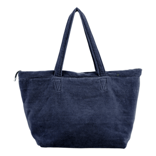 Autros Liso - Bolsa de playa grande de color liso, Azul marino back Autros Liso - Bolsa de playa grande de color liso, Azul marino back