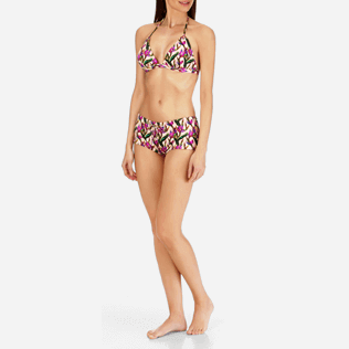Donna Shorty Stampato - Shorts bikini donna Mini Paradise 3D, Nude frontworn Donna Shorty Stampato - Shorts bikini donna Mini Paradise 3D, Nude frontworn