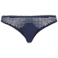 Femme BAS CLASSIQUES Uni - Bas de Maillot de bain culotte midi Femme Pois Lazer Cut, Bleu marine front Femme BAS CLASSIQUES Uni - Bas de Maillot de bain culotte midi Femme Pois Lazer Cut, Bleu marine front