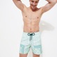 Men Classic Printed - Men Swimwear Bandana - Vilebrequin x BAPE® BLACK, Mint details view 4