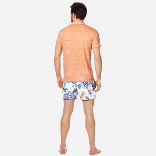 Homme AUTRES Uni - Polo en Jersey de Lin Homme Uni, Blush chine backworn Homme AUTRES Uni - Polo en Jersey de Lin Homme Uni, Blush chine backworn