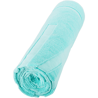 Others Solid - Beach Towel in Terry Cloth Solid Jacquard, Lagoon supp1 Others Solid - Beach Towel in Terry Cloth Solid Jacquard, Lagoon supp1