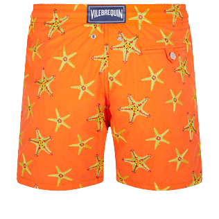 Men Embroidered Swim Trunks Starfish Dance - Limited Edition Tango back view
