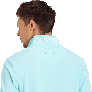 Homme AUTRES Uni - Polo en Coton Homme Uni, Lagon supp1 Homme AUTRES Uni - Polo en Coton Homme Uni, Lagon supp1