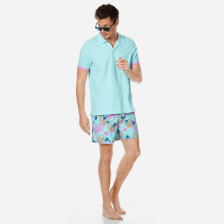 Men Others Solid - Men Cotton Polo Shirt Solid, Acqua supp2 Men Others Solid - Men Cotton Polo Shirt Solid, Acqua supp2