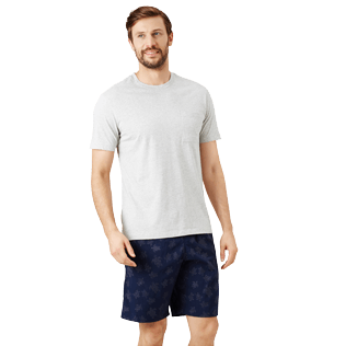 Herren Andere Uni - Solid T-Shirt aus Pima-Baumwolljersey für Herren, Graumeliert frontworn Herren Andere Uni - Solid T-Shirt aus Pima-Baumwolljersey für Herren, Graumeliert frontworn
