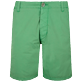 男款 Others 纯色 - 男士超轻斜纹布百慕大短裤, Grass green 正面图