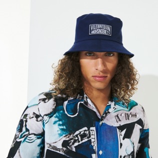 男款 Others 印制 - 男士 Californian Pool Dogtown 亚麻保龄球衫 - Vilebrequin x Highsnobiety, Blue note supp2 男款 Others 印制 - 男士 Californian Pool Dogtown 亚麻保龄球衫 - Vilebrequin x Highsnobiety, Blue note supp2