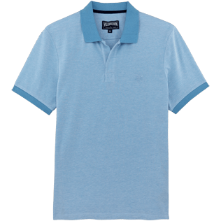 Men Others Solid - Men Cotton Pique Polo shirt Solid, Sky blue front Men Others Solid - Men Cotton Pique Polo shirt Solid, Sky blue front
