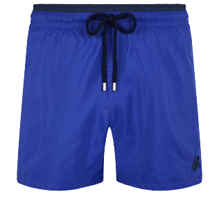Men Ultra-light classique Solid - Men Swim Trunks Solid Bicolore, Purple blue front view