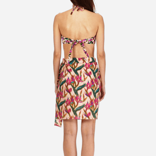 Women 014 Printed - Women Short Cotton Voile Pareo Skirt Mini Paradise 3D, Nude supp2 Women 014 Printed - Women Short Cotton Voile Pareo Skirt Mini Paradise 3D, Nude supp2