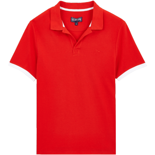 Men Others Solid - Men Cotton Polo Shirt Solid, Medicis red front Men Others Solid - Men Cotton Polo Shirt Solid, Medicis red front