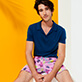 Hombre Autros Liso - Polo Tencel™ de color liso para hombre, Goa detalles vista 2