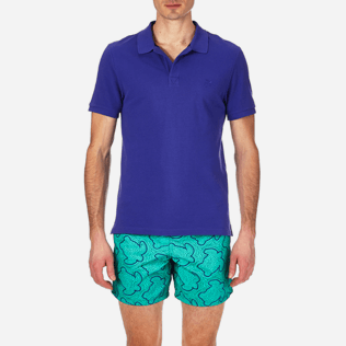 Men Others Solid - Men Cotton Pique Polo Shirt Solid, Ultramarine supp1 Men Others Solid - Men Cotton Pique Polo Shirt Solid, Ultramarine supp1
