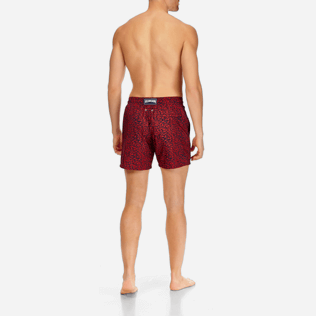 Men Classic / Moorea Printed - Men Lightweight and Packable Swimtrunks Mini Fish, Navy backworn Men Classic / Moorea Printed - Men Lightweight and Packable Swimtrunks Mini Fish, Navy backworn