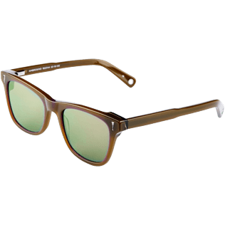 AUTRES Uni - Lunettes de Soleil Unisexes Miroir Pétrole, Kaki back AUTRES Uni - Lunettes de Soleil Unisexes Miroir Pétrole, Kaki back