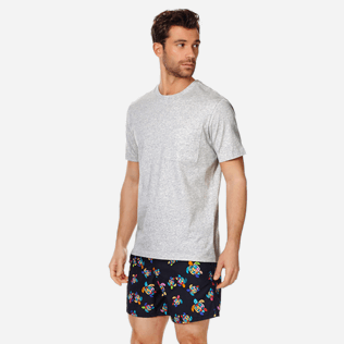 Men Others Solid - Men Pima Cotton Jersey T-Shirt Solid, Heather grey frontworn Men Others Solid - Men Pima Cotton Jersey T-Shirt Solid, Heather grey frontworn
