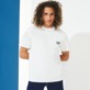 Hombre Autros Estampado - Camiseta con estampado LA/St-Tropez para hombre - Vilebrequin x Highsnobiety, Blanco detalles vista 2
