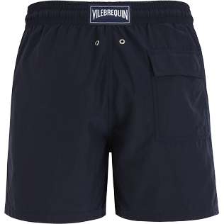 Herren Bestickte Bestickt - Men Swimwear Embroidered Logo - Vilebrequin x La Samanna, Marineblau Rückansicht