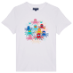 Herren Andere Bedruckt - Multicolore Medusa T-Shirt aus Baumwolle für Herren, Weiss Vorderansicht