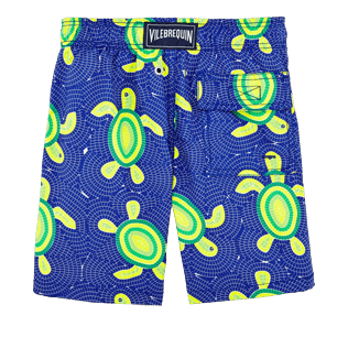 Niños Autros Estampado - Bañador con estampado Mosaic Turtles para niño, Azul neptuno back Niños Autros Estampado - Bañador con estampado Mosaic Turtles para niño, Azul neptuno back
