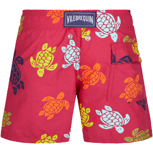 Boys Others Printed - Boys Swim Shorts Ronde Des Tortues, Burgundy back view