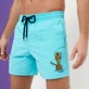Men Embroidered Embroidered - Men Swim Trunks Embroidered The year of the tiger - Limited Edition, Lazulii blue details view 1