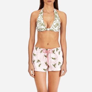 Femme Shortys Brodé - Shorty Femme Broderie Bamboo Song, Pivoine supp1 Femme Shortys Brodé - Shorty Femme Broderie Bamboo Song, Pivoine supp1