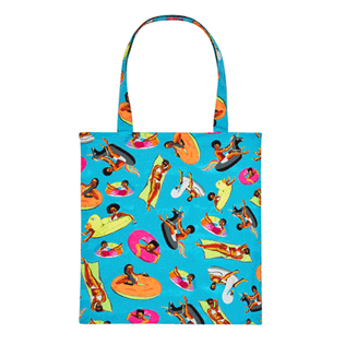 Others Printed - Tote Bag - Vilebrequin x Derrick Adams, Swimming pool back Others Printed - Tote Bag - Vilebrequin x Derrick Adams, Swimming pool back