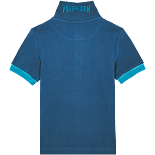 Niños Autros Liso - Polo en piqué de algodón de color liso para niño, Goa back Niños Autros Liso - Polo en piqué de algodón de color liso para niño, Goa back