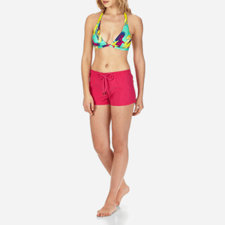 Women Others Solid - Women Shortie Solid, Shocking pink frontworn Women Others Solid - Women Shortie Solid, Shocking pink frontworn