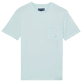 Hombre Autros Liso - Camiseta de algodón orgánico de color liso para hombre, Glacier vista frontal